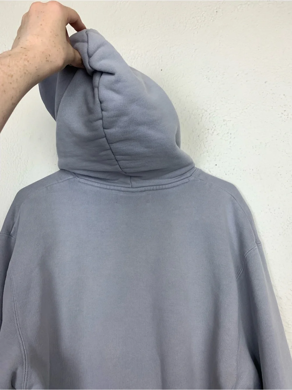 Jordan Wordmark Hoodie Light Steel Grey size medium